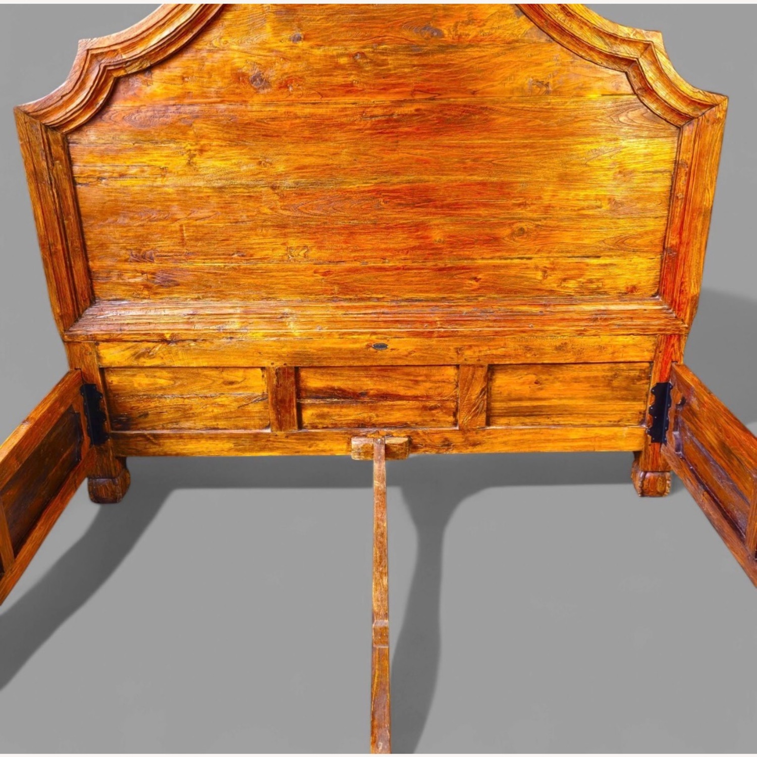 Vintage/Antique Finds Natural Wood King Bed - image-11
