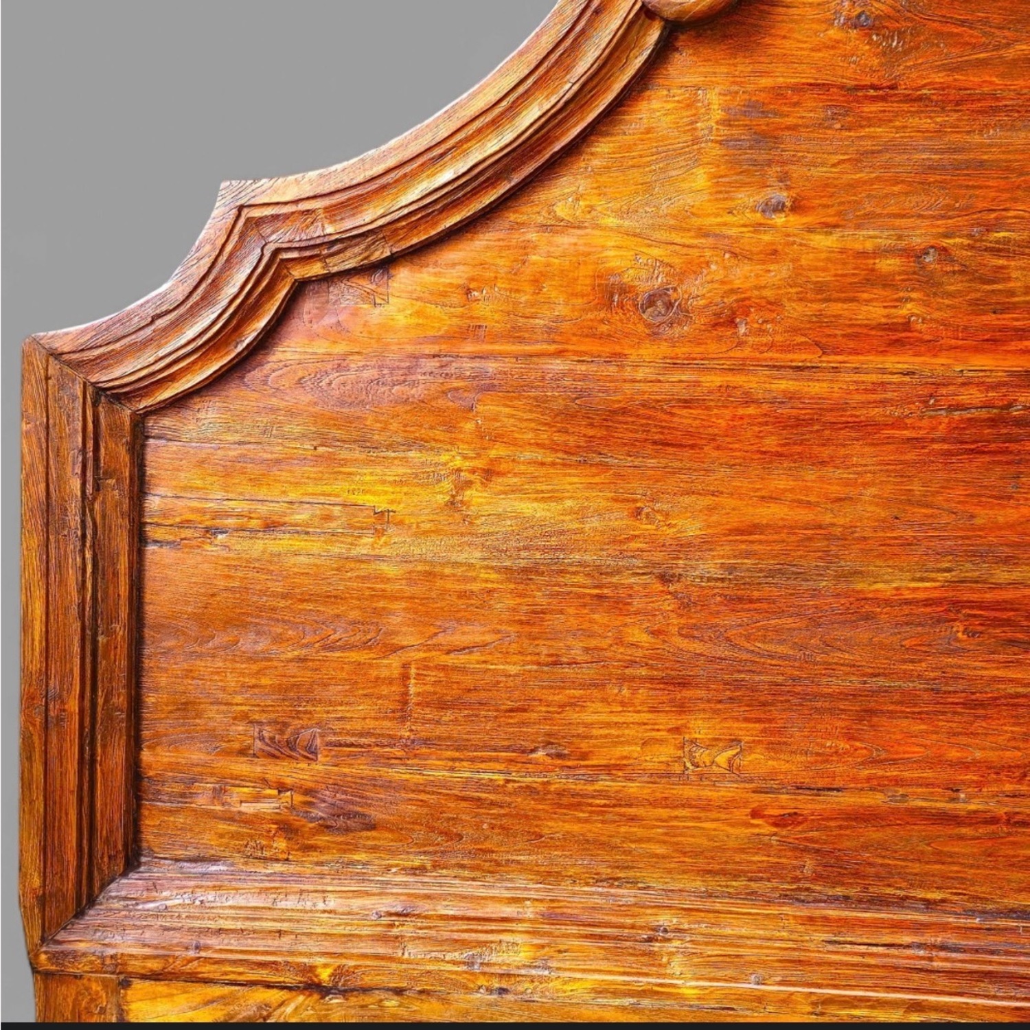 Vintage/Antique Finds Natural Wood King Bed - image-12