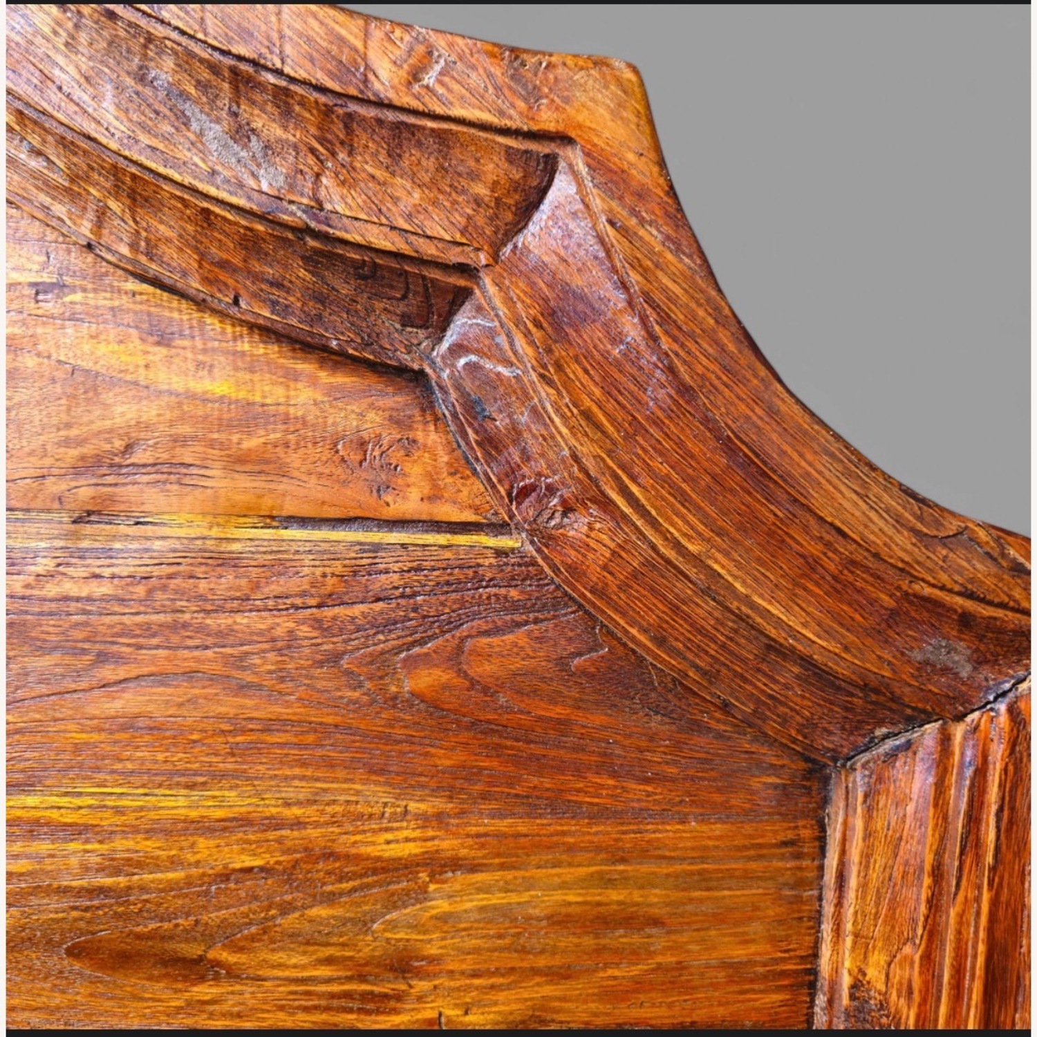 Vintage/Antique Finds Natural Wood King Bed - image-6