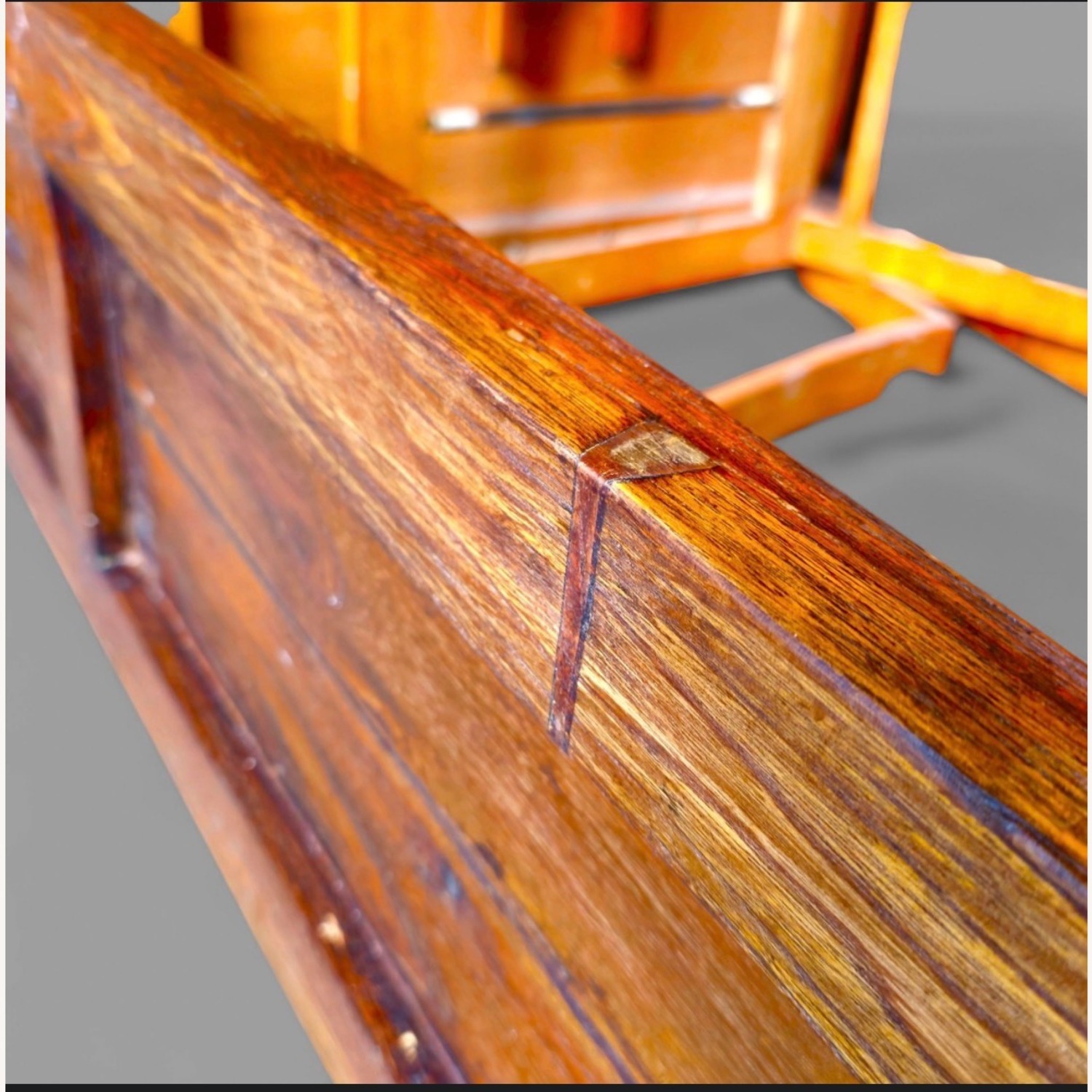 Vintage/Antique Finds Natural Wood King Bed - image-9