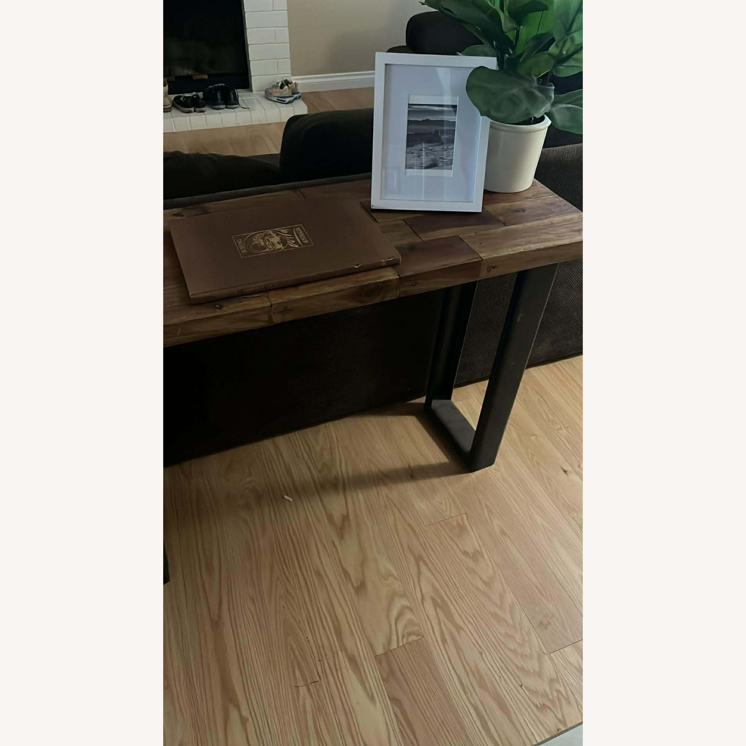 R-Home Furniture Acacia Slab Console Table - image-4