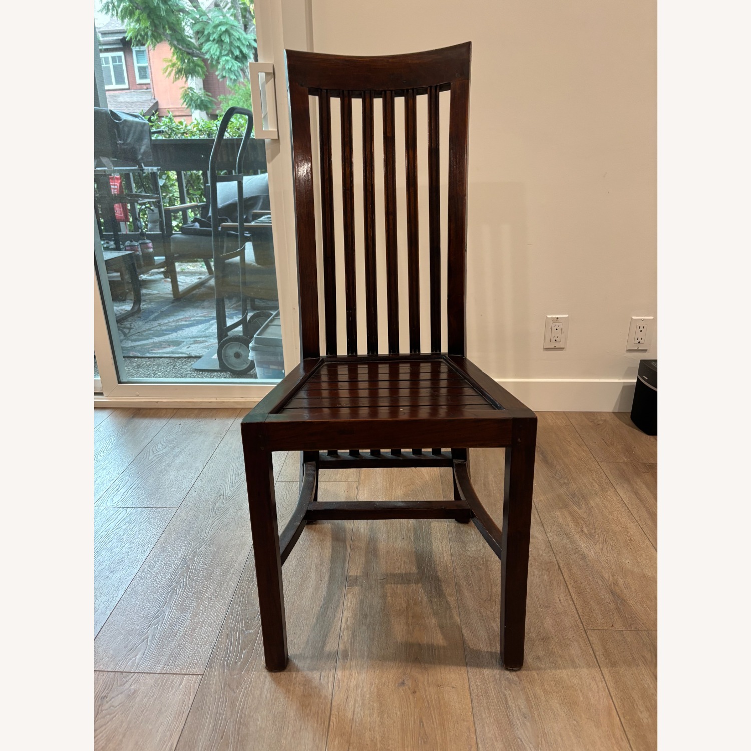 Pampa Dark Brown Wood Dining Table and 4 Chairs - image-11