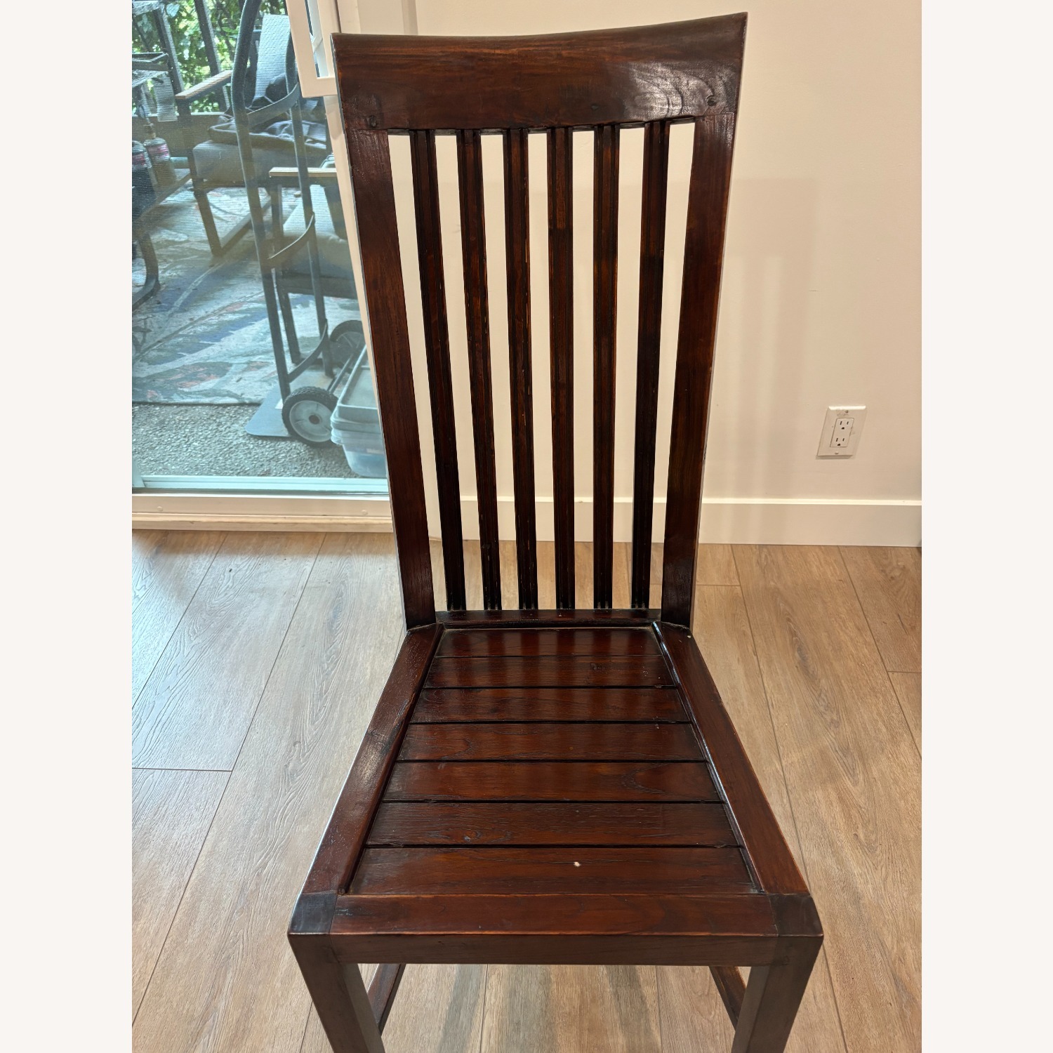 Pampa Dark Brown Wood Dining Table and 4 Chairs - image-9