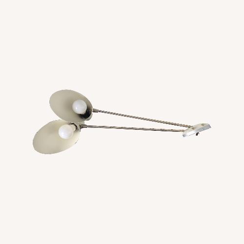 Used David Weeks Studio White Metal Ceiling Lamp for sale on AptDeco