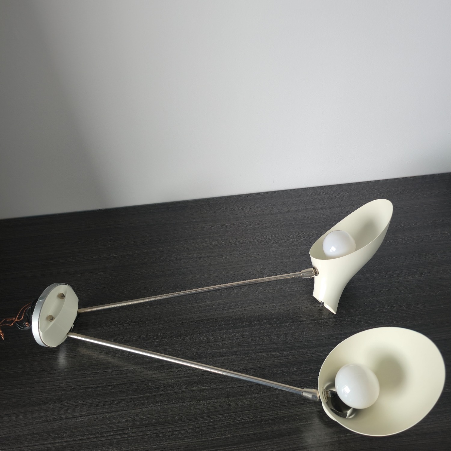 David Weeks Studio White Metal Ceiling Lamp - image-2