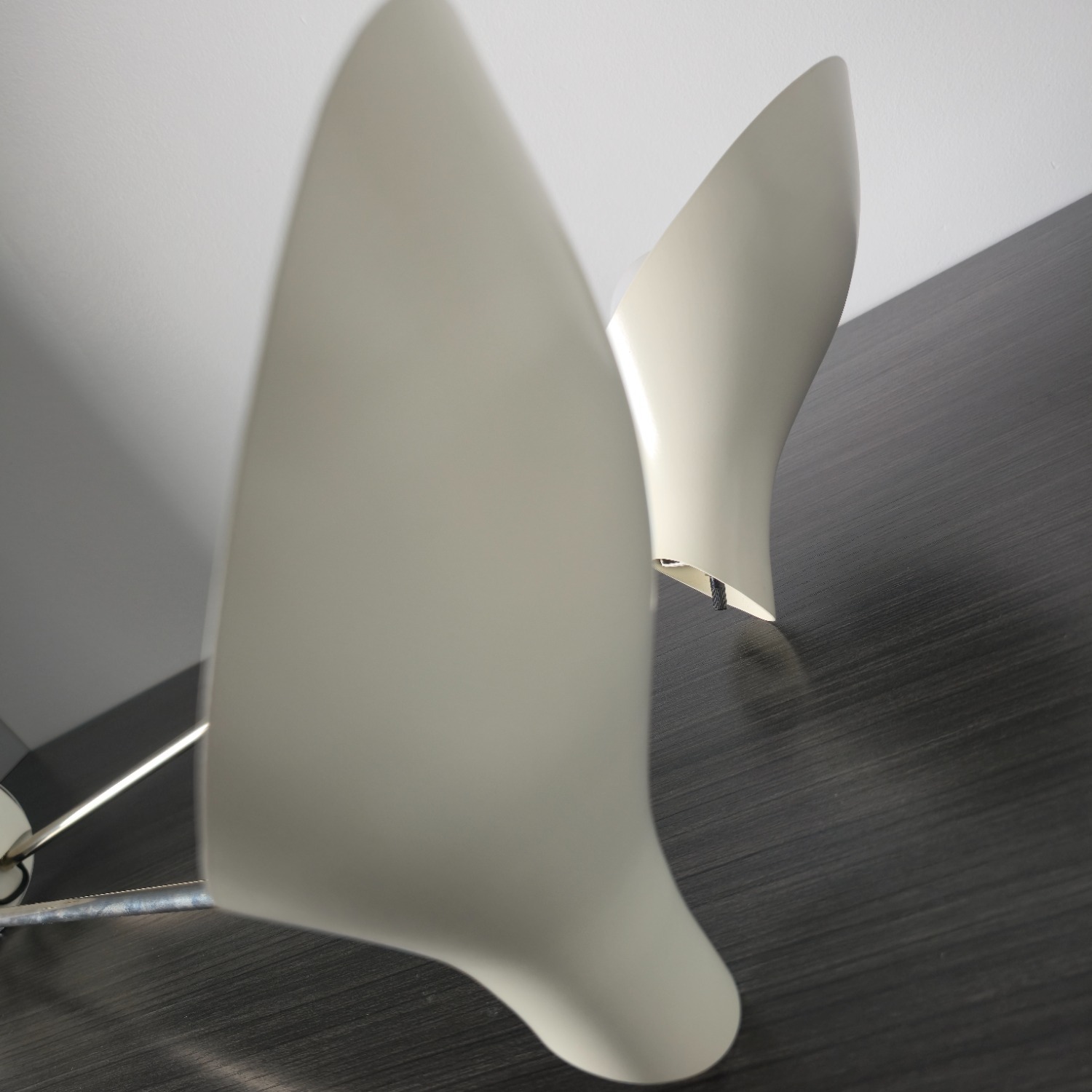 David Weeks Studio White Metal Ceiling Lamp - image-3