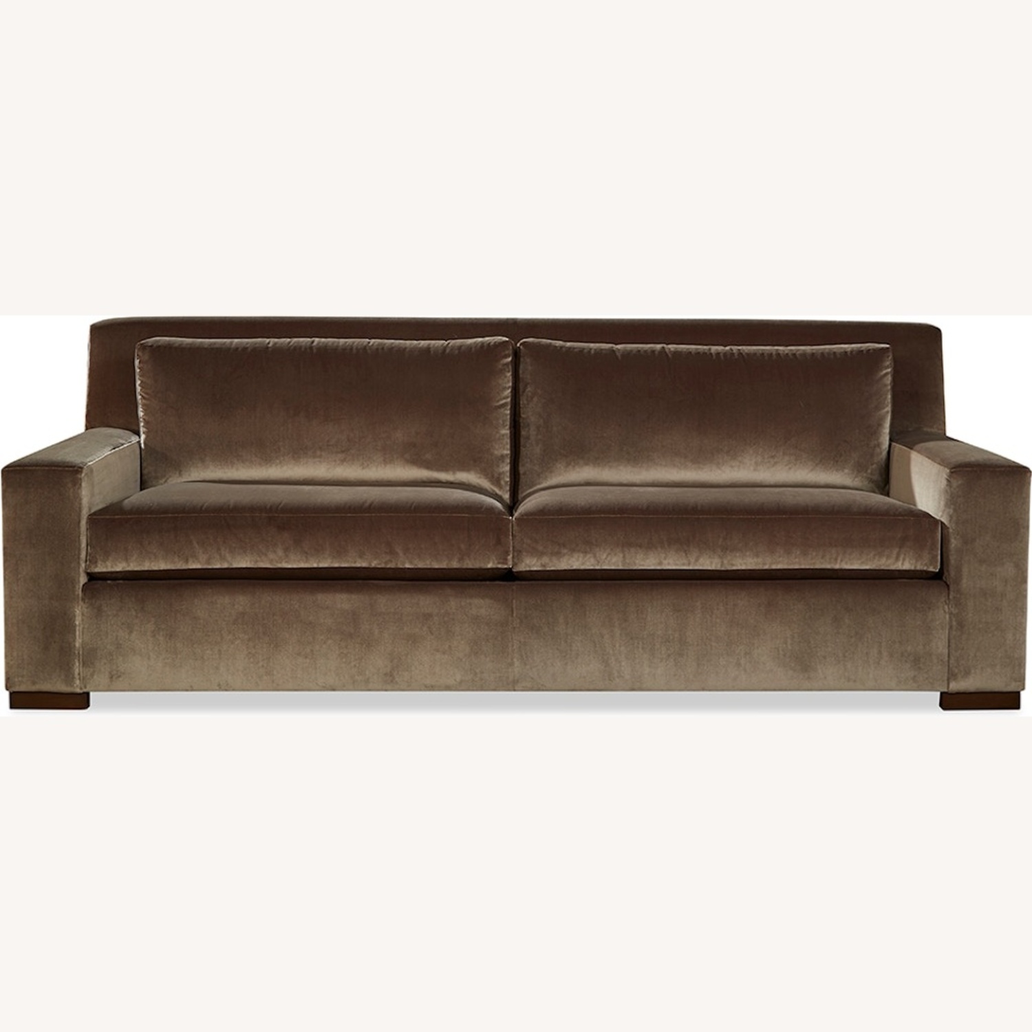 American Leather Gold Fabric Sleeper Sofa - image-4