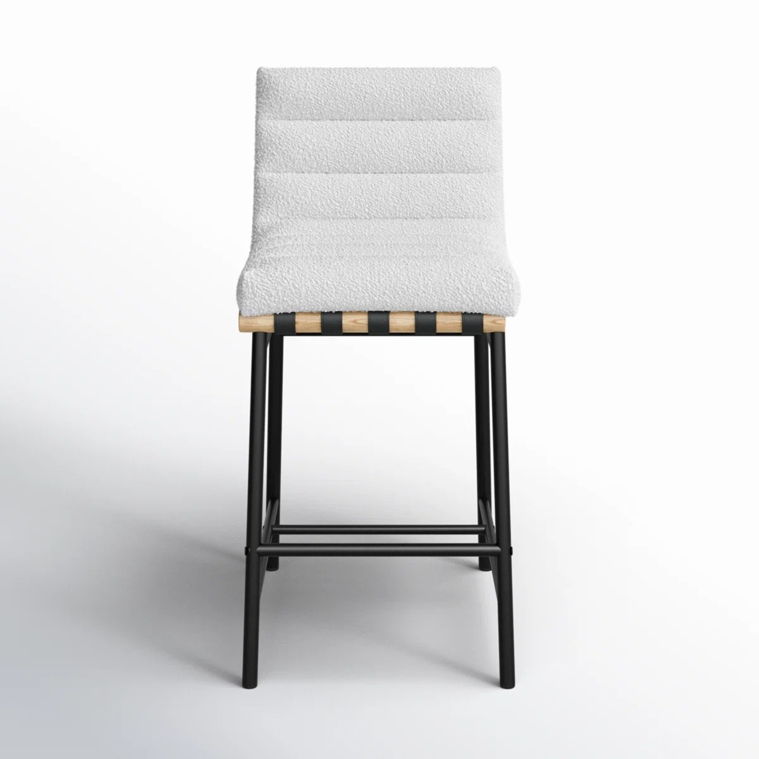 Joss & Main Vincentas Natural Fabric Stools - image-1