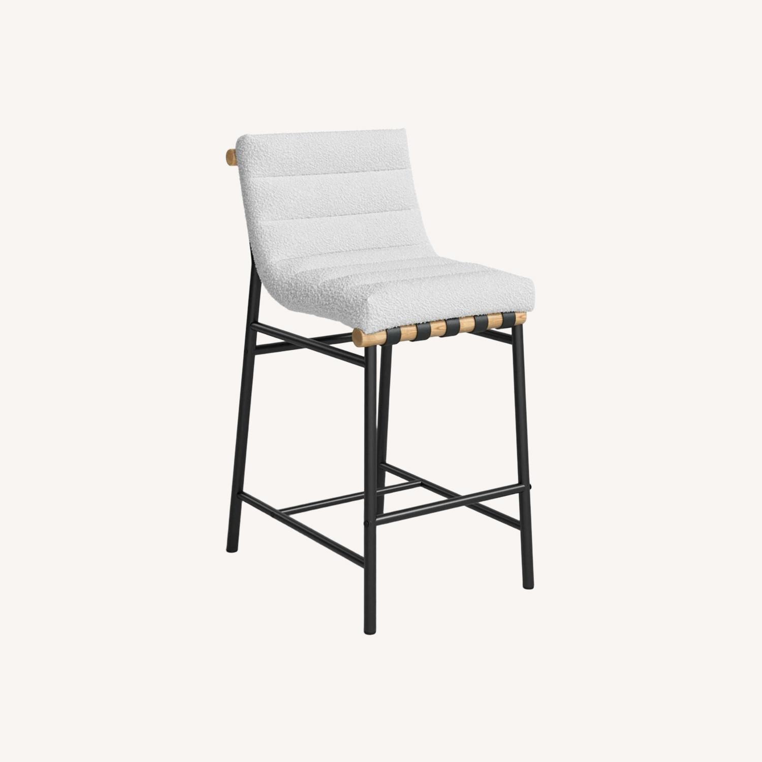 Joss & Main Vincentas Natural Fabric Stools - image-0