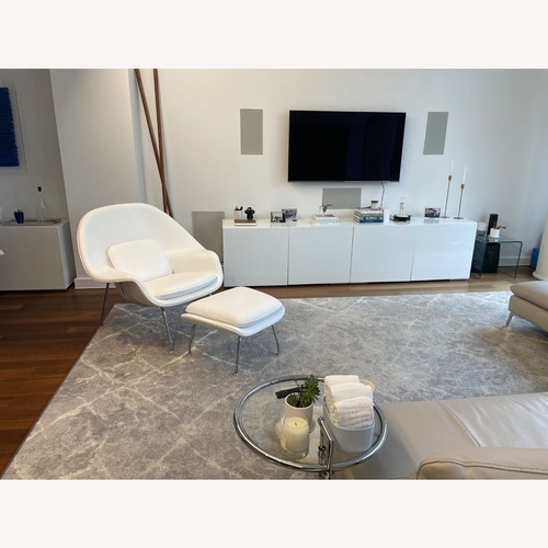 Used White Plastic Armchair for sale on AptDeco