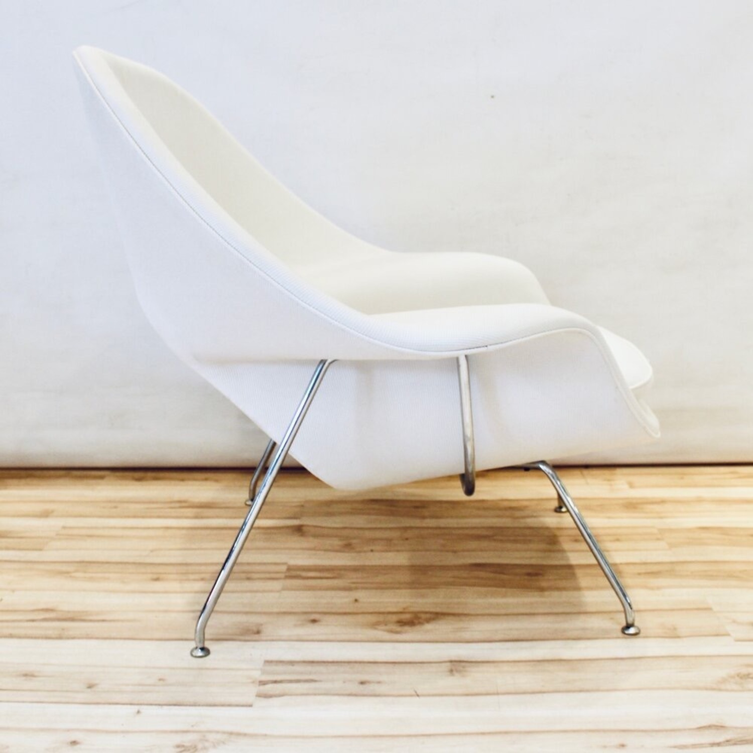 White Plastic Armchair - image-3