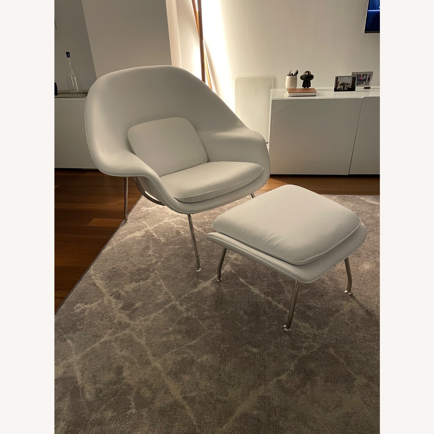 White Plastic Armchair - image-2