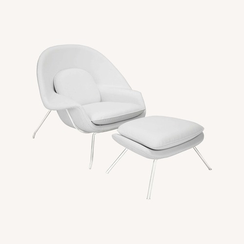 Used White Plastic Armchair for sale on AptDeco