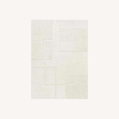 Used  Swedish Grace Wool Rug - Bone White for sale on AptDeco