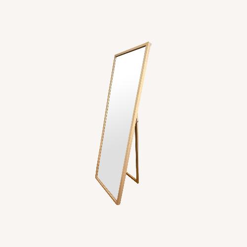 Used Minimalist Wooden Floor Mirror for sale on AptDeco