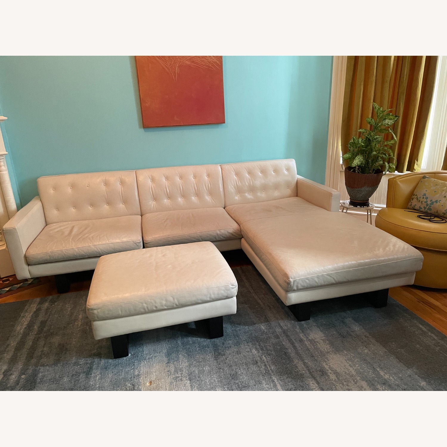 Room & Board Wells Natural Leather 3+ Piece Sectional - image-0