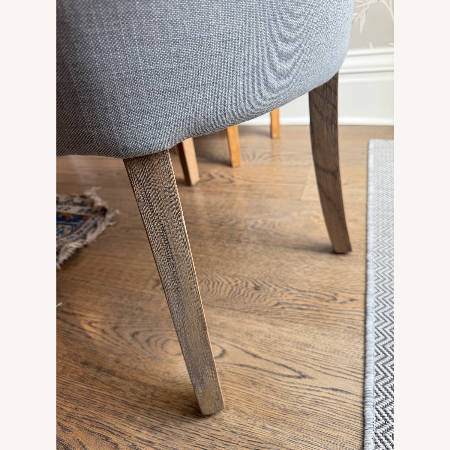 Restoration Hardware 1940s French Barrelback Gray Dining Chairs - image-6
