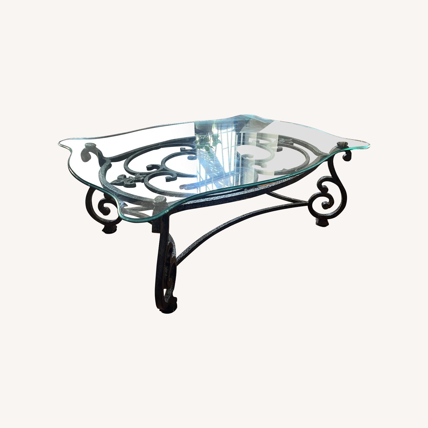 Vintage/Antique Finds Transparent Coffee Table - image-0