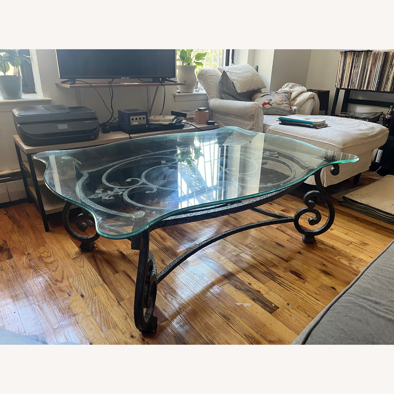 Vintage/Antique Finds Transparent Coffee Table - image-1