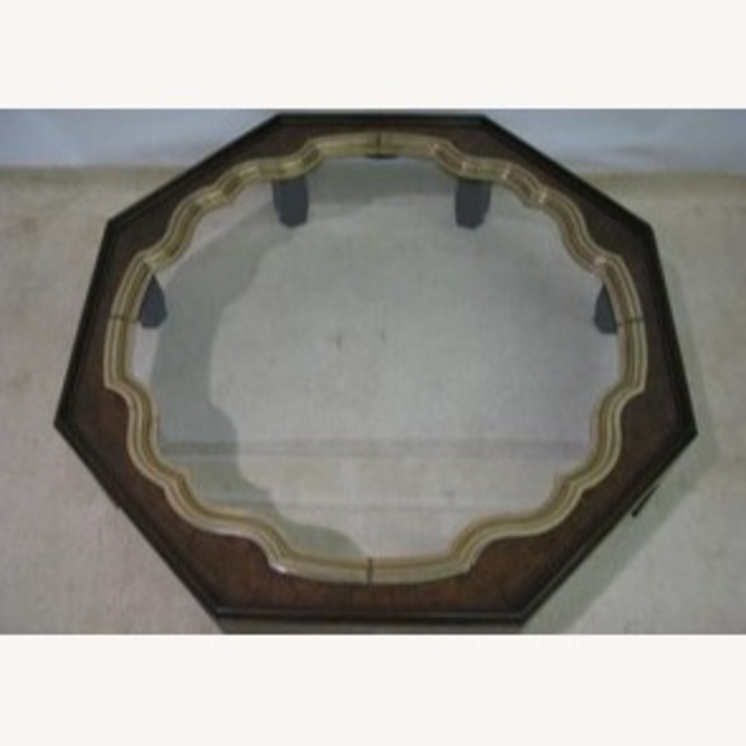 Baker Furniture Octagonal Chinoiserie Coffee Table - image-6