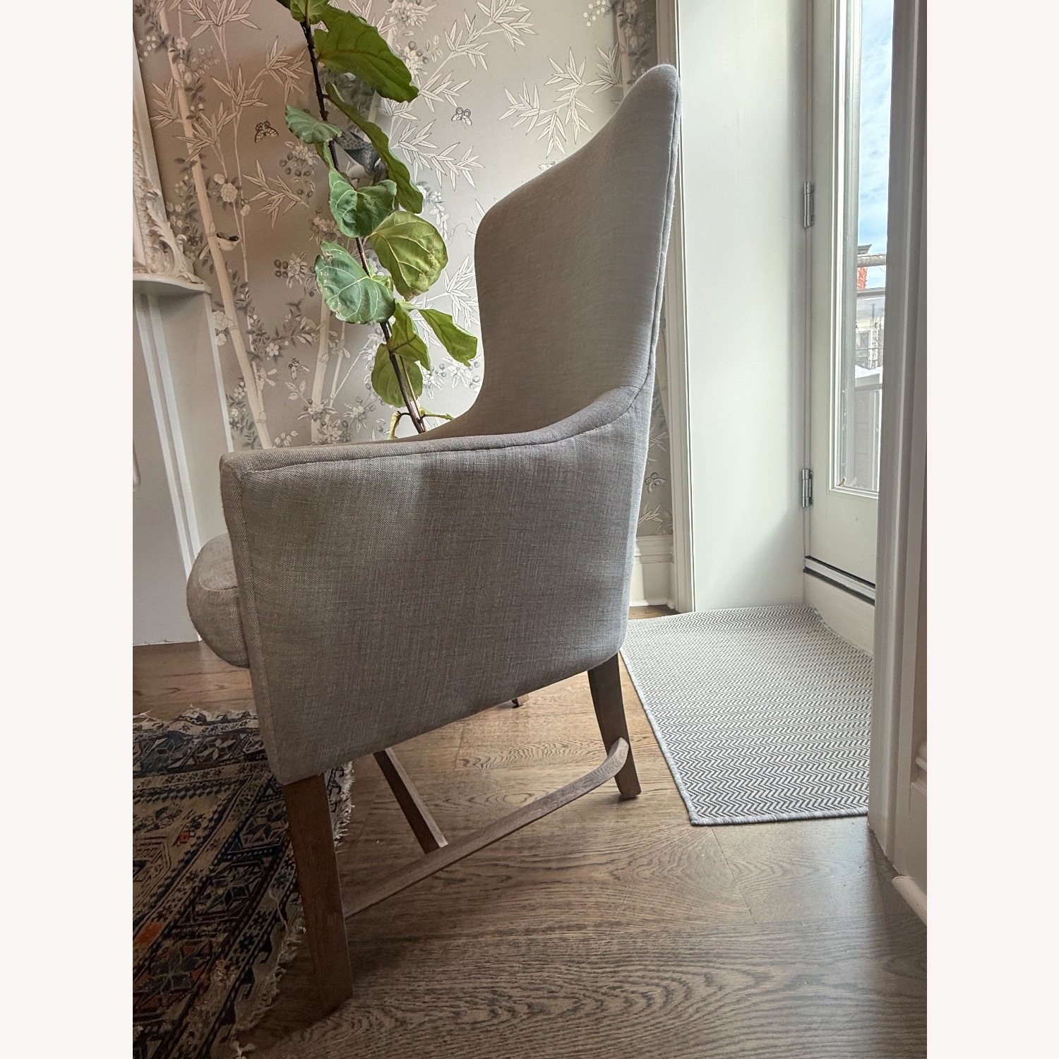 Restoration Hardware Sloane Light Gray Accent Chairs - image-2