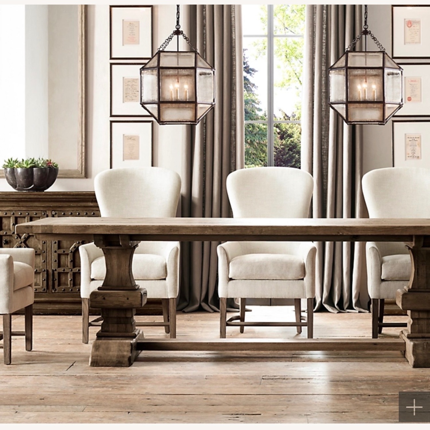 Restoration Hardware Sloane Light Gray Accent Chairs - image-6