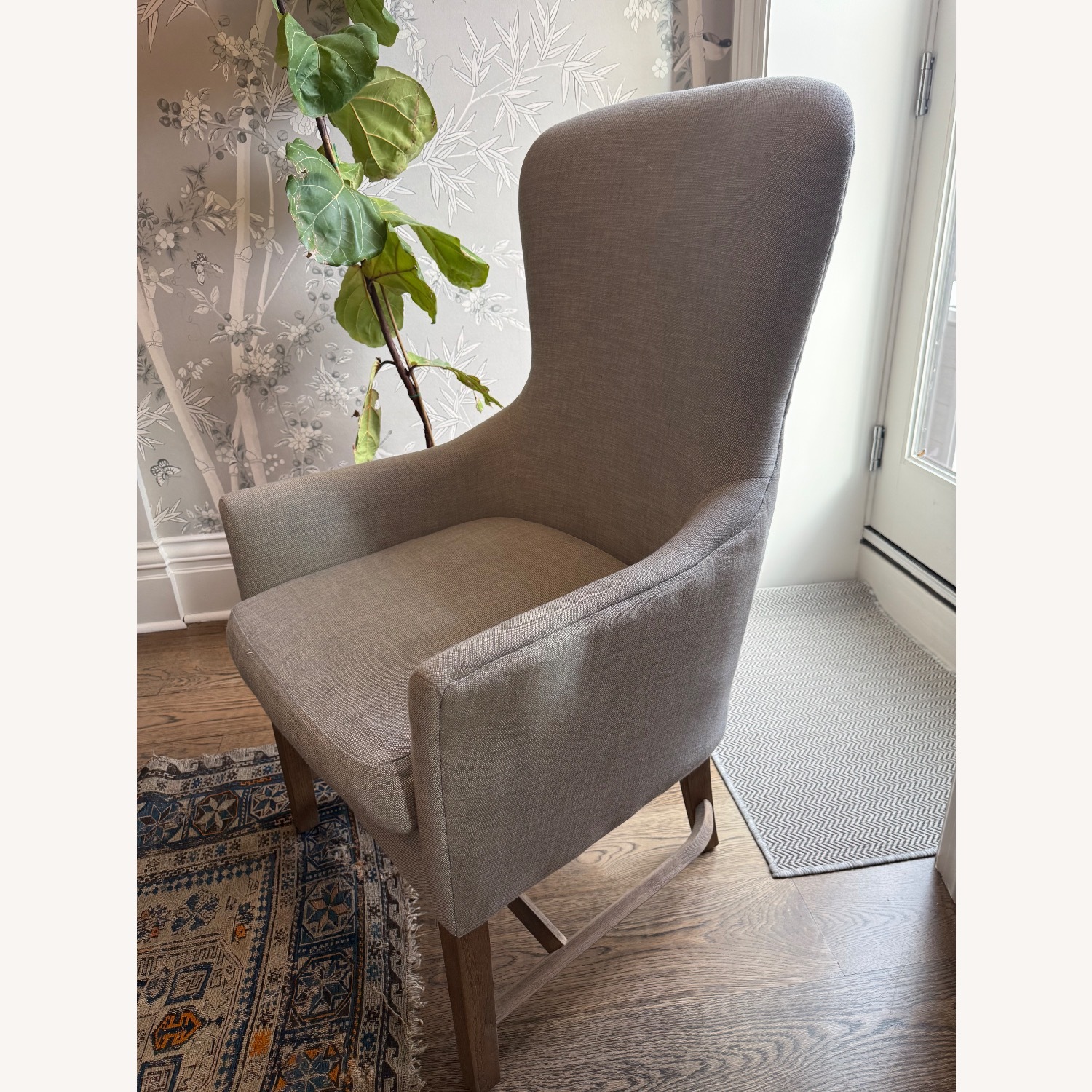 Restoration Hardware Sloane Light Gray Accent Chairs - image-3