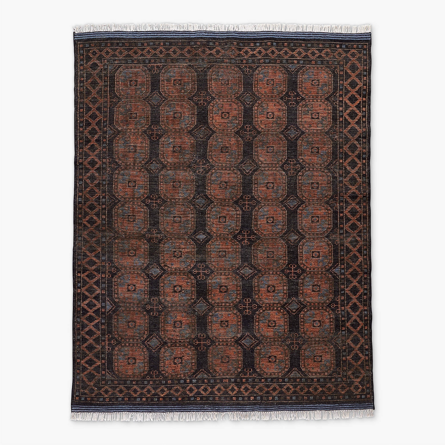 CB2 9X12 Pascala Hand-Knotted Black Wool Area Rug - image-7