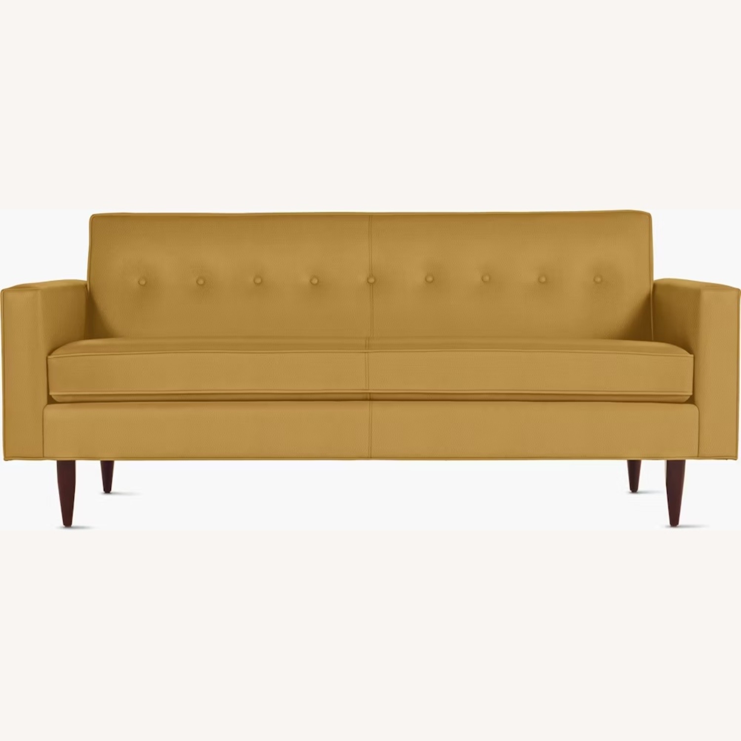 Design Within Reach Bantam Butter Yellow Sofa - image-7