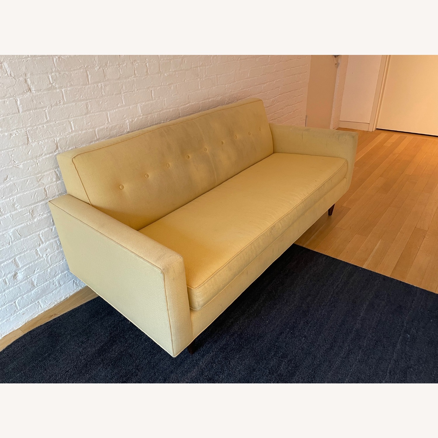 Design Within Reach Bantam Butter Yellow Sofa - image-1