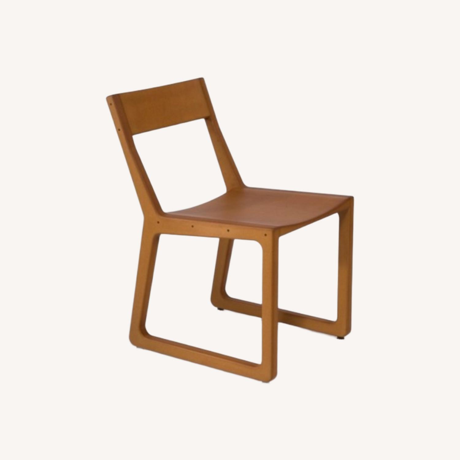 Natural Wood Accent Chairs - image-0