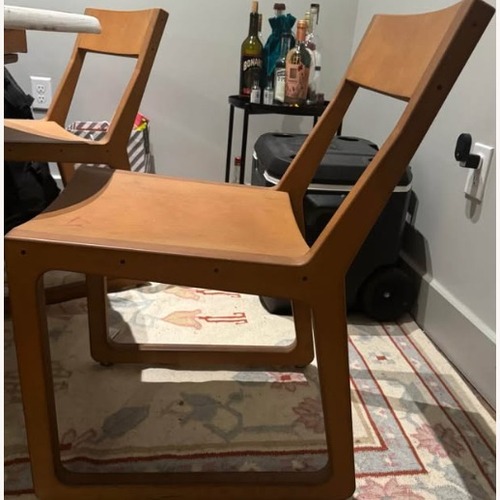 Used Natural Wood Accent Chairs for sale on AptDeco