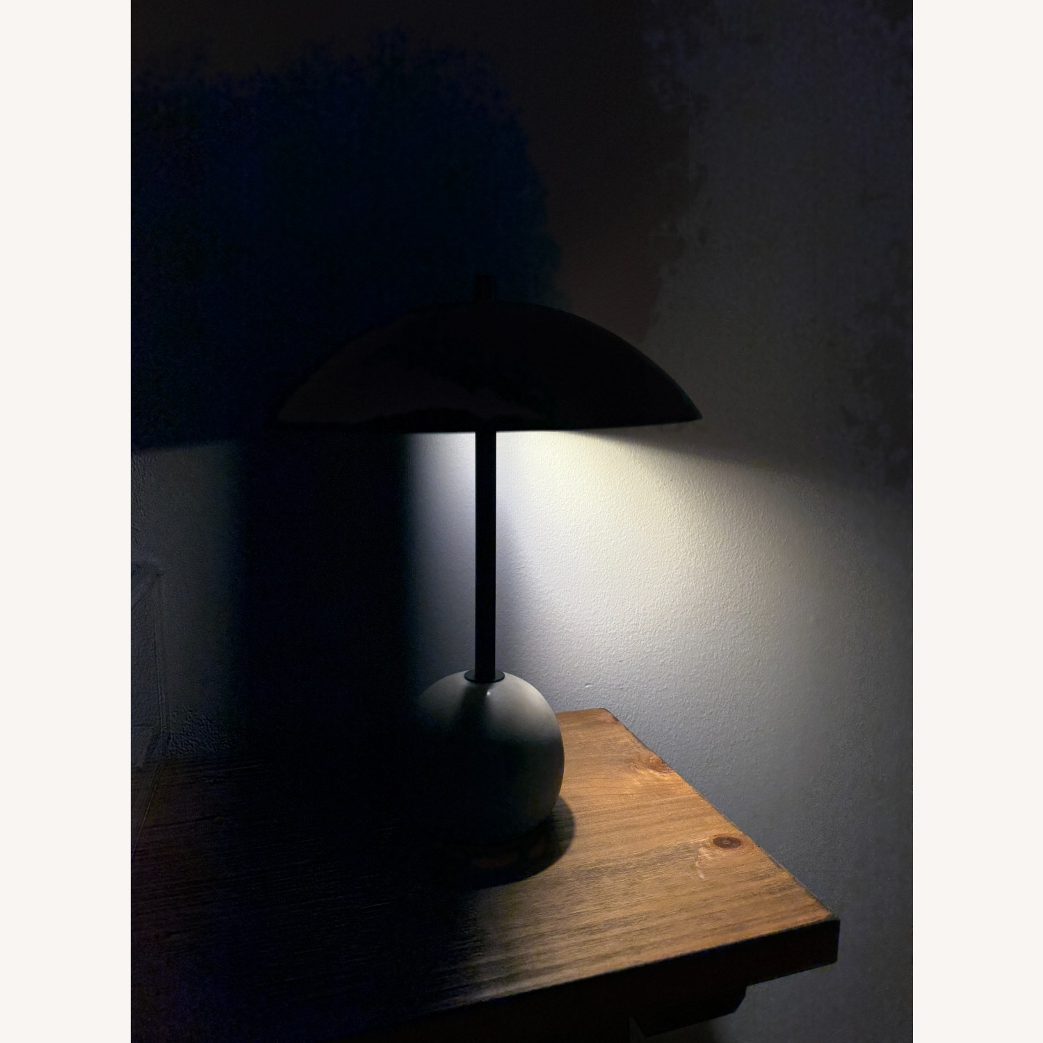 World Market White Marble Table Lamp - image-2