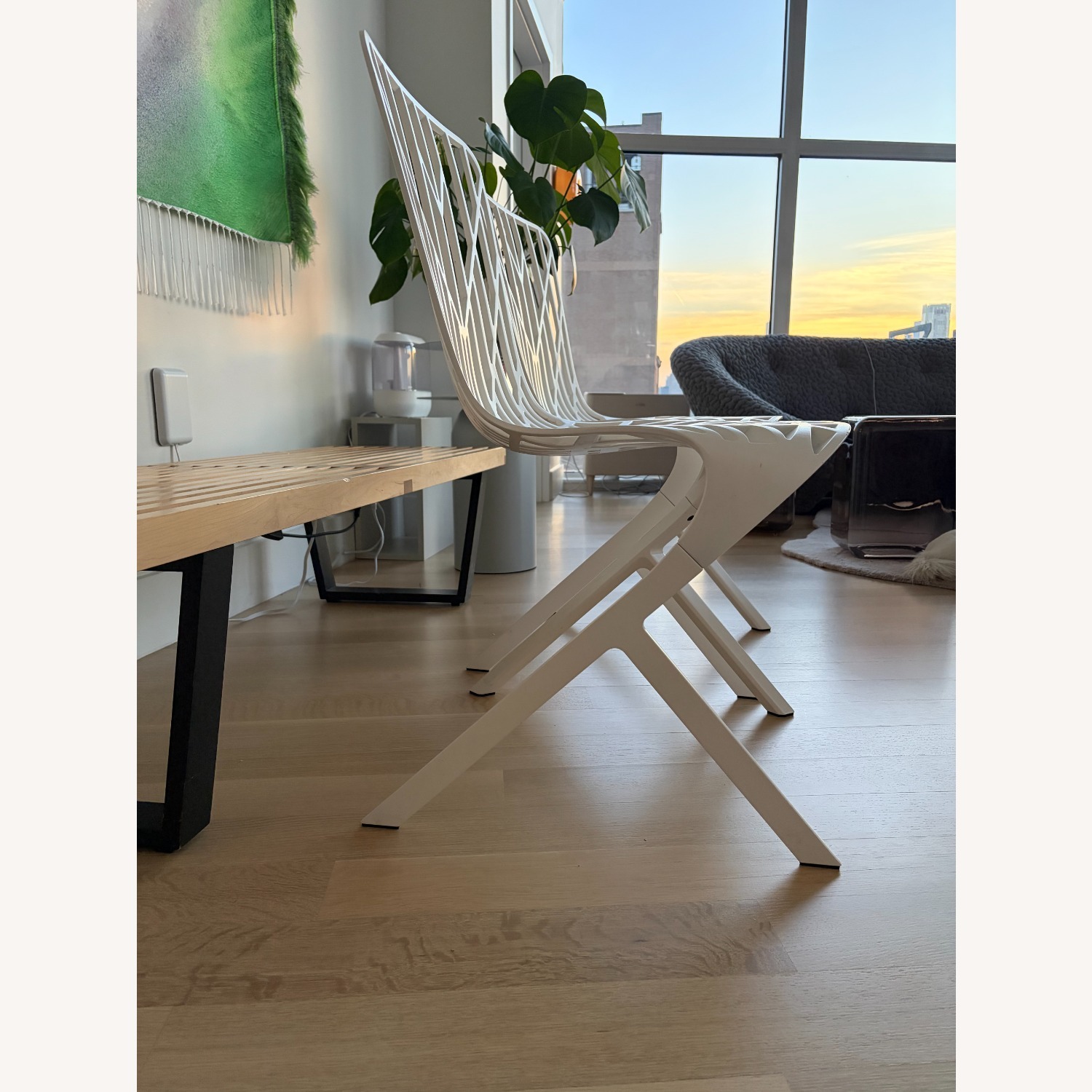 Knoll Washington Skeleton Aluminum Chair  - image-4