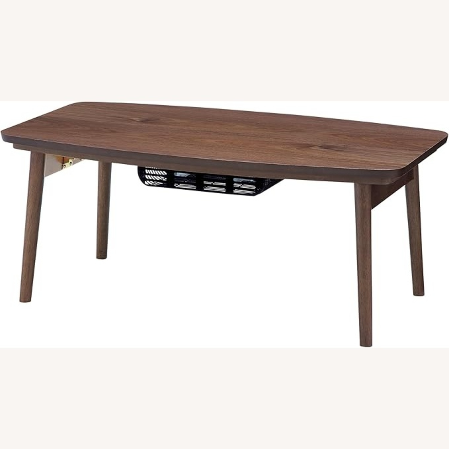 Azumaya Dark Brown Wood Coffee Table - image-6