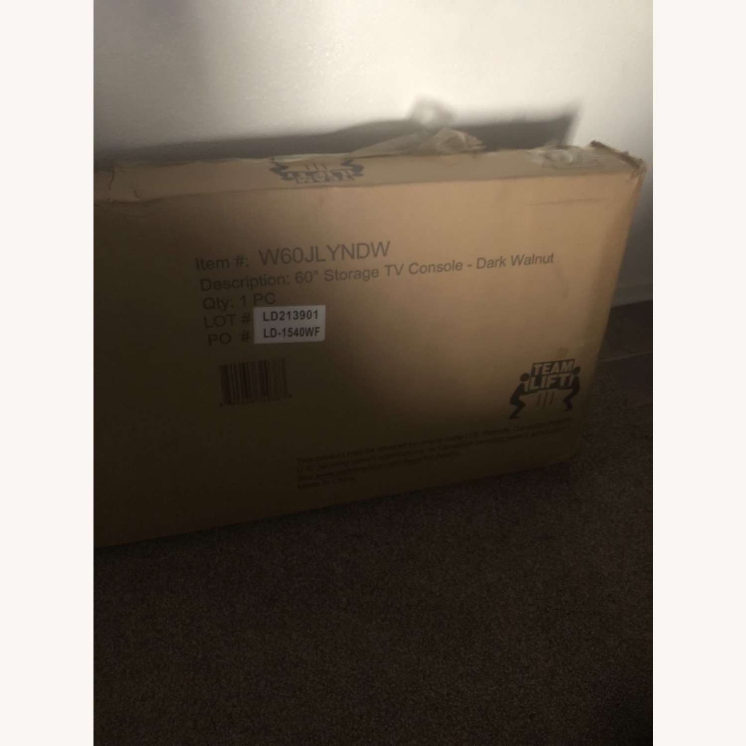 Dark Brown Media Storage - image-2