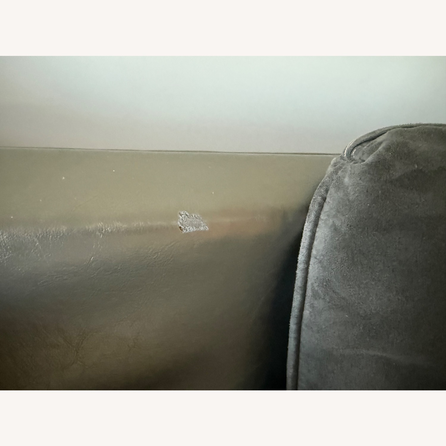 Dark Gray Polyurethane 3+ Piece Sectional - image-5