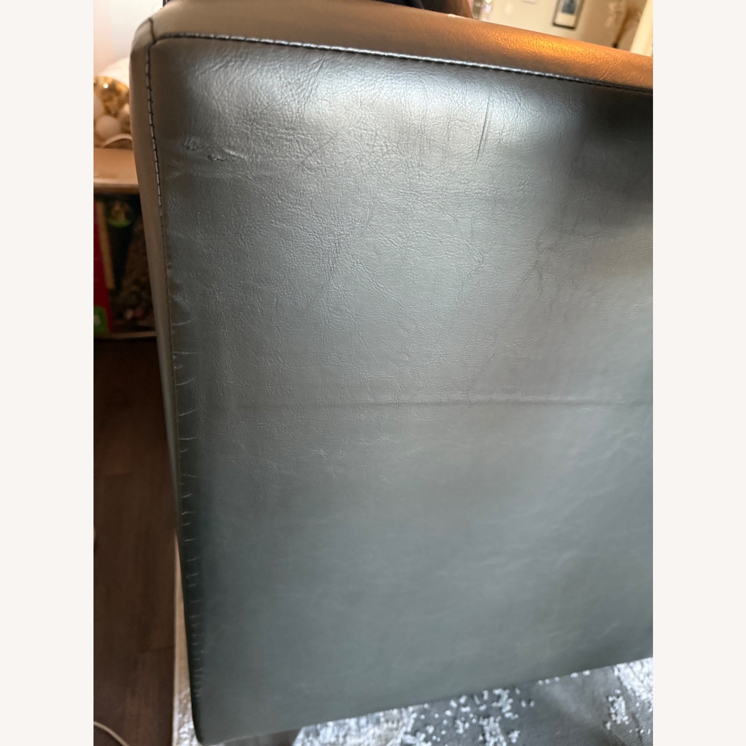 Dark Gray Polyurethane 3+ Piece Sectional - image-4