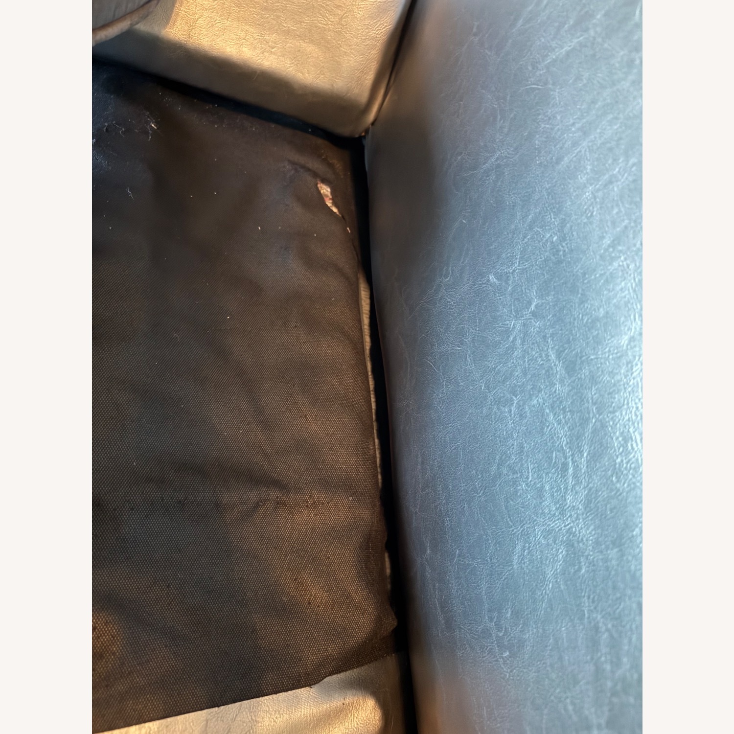 Dark Gray Polyurethane 3+ Piece Sectional - image-3