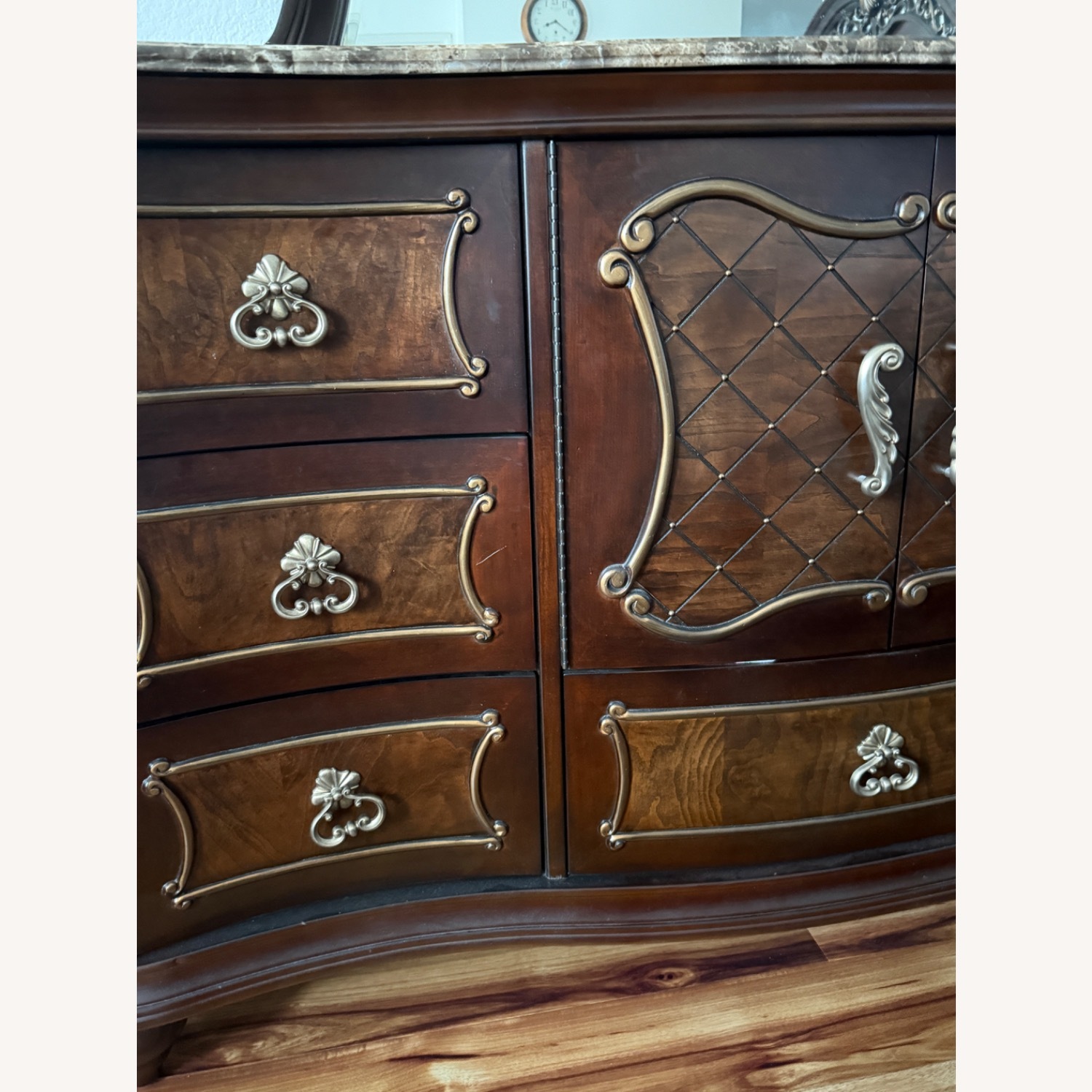 Raymour & Flanigan Palazzo Dark Brown Wood Dresser - image-4