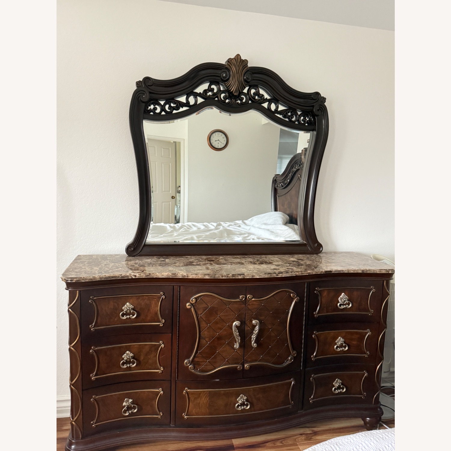 Raymour & Flanigan Palazzo Dark Brown Wood Dresser - image-2