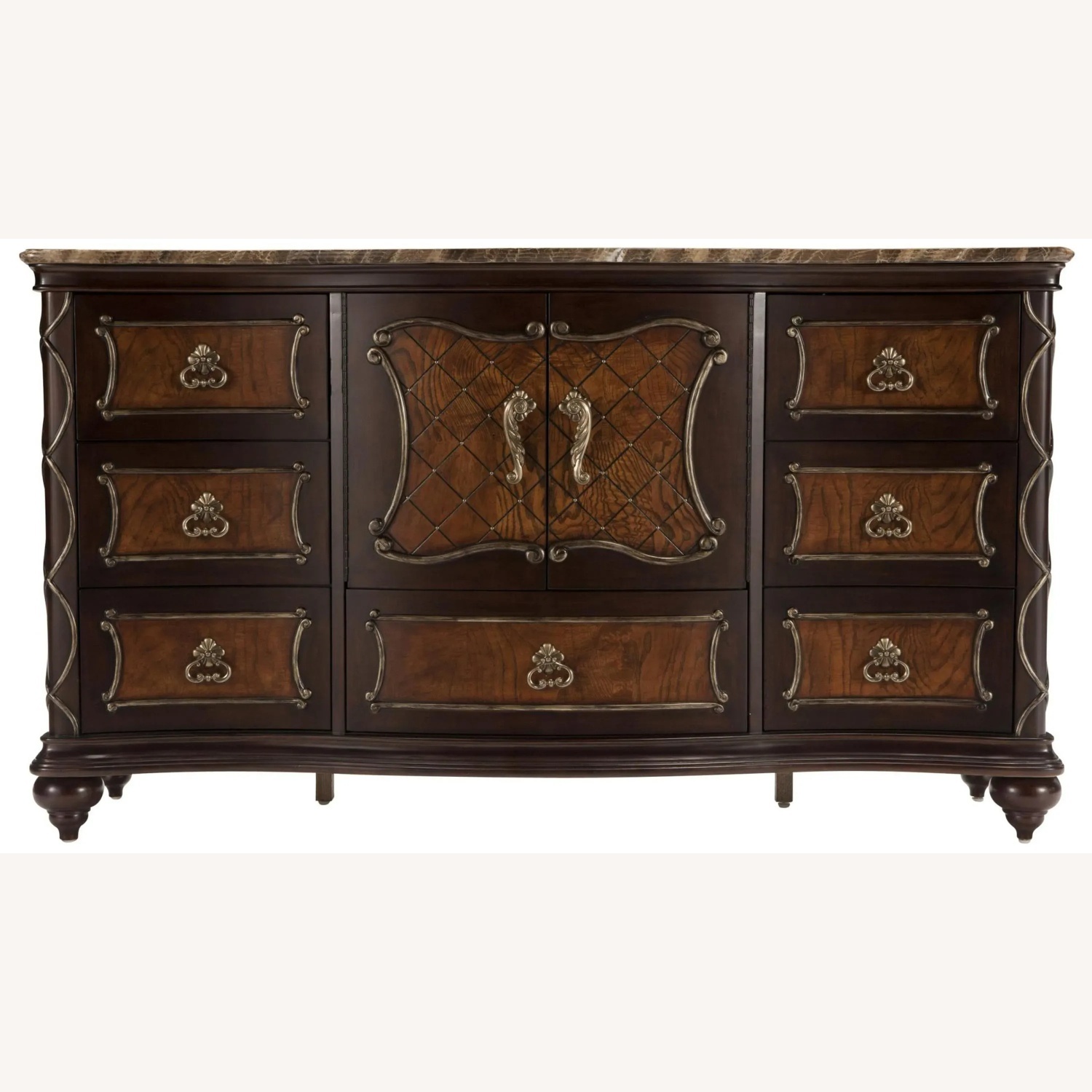 Raymour & Flanigan Palazzo Dark Brown Wood Dresser - image-0