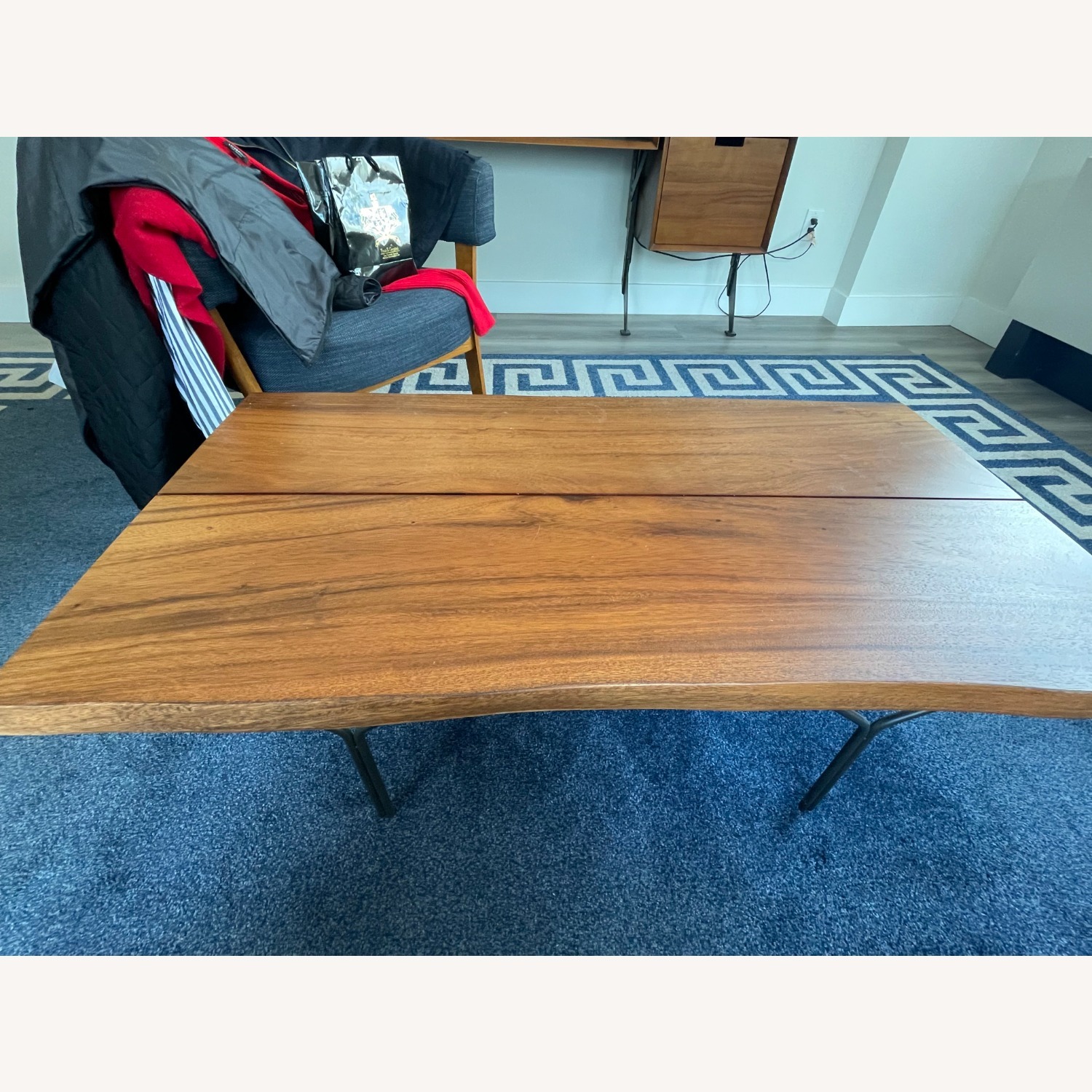 From The Source Kali Dark Brown Wood Coffee Table - image-2