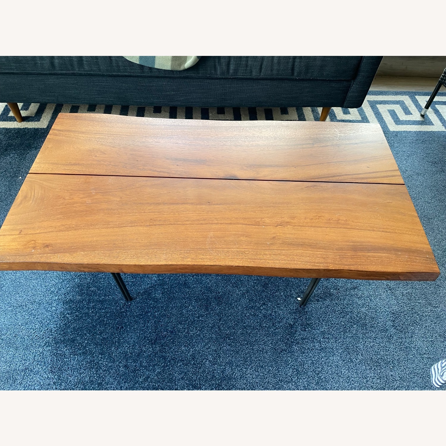 From The Source Kali Dark Brown Wood Coffee Table - image-3