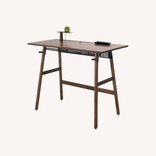 Used Artifox Walnut Desk + Large Stand for sale on AptDeco