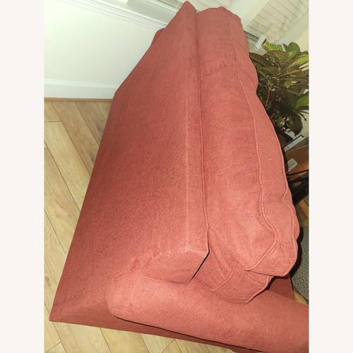 Used Ashley Furniture Red Fabric Sleeper Sofa for sale on AptDeco