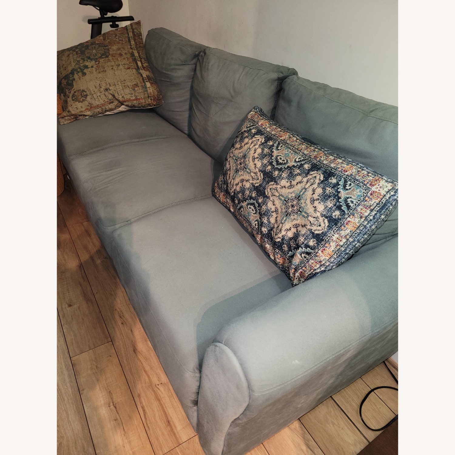 Wayfair Green Microsuede 3+ Seater Sofa - image-2