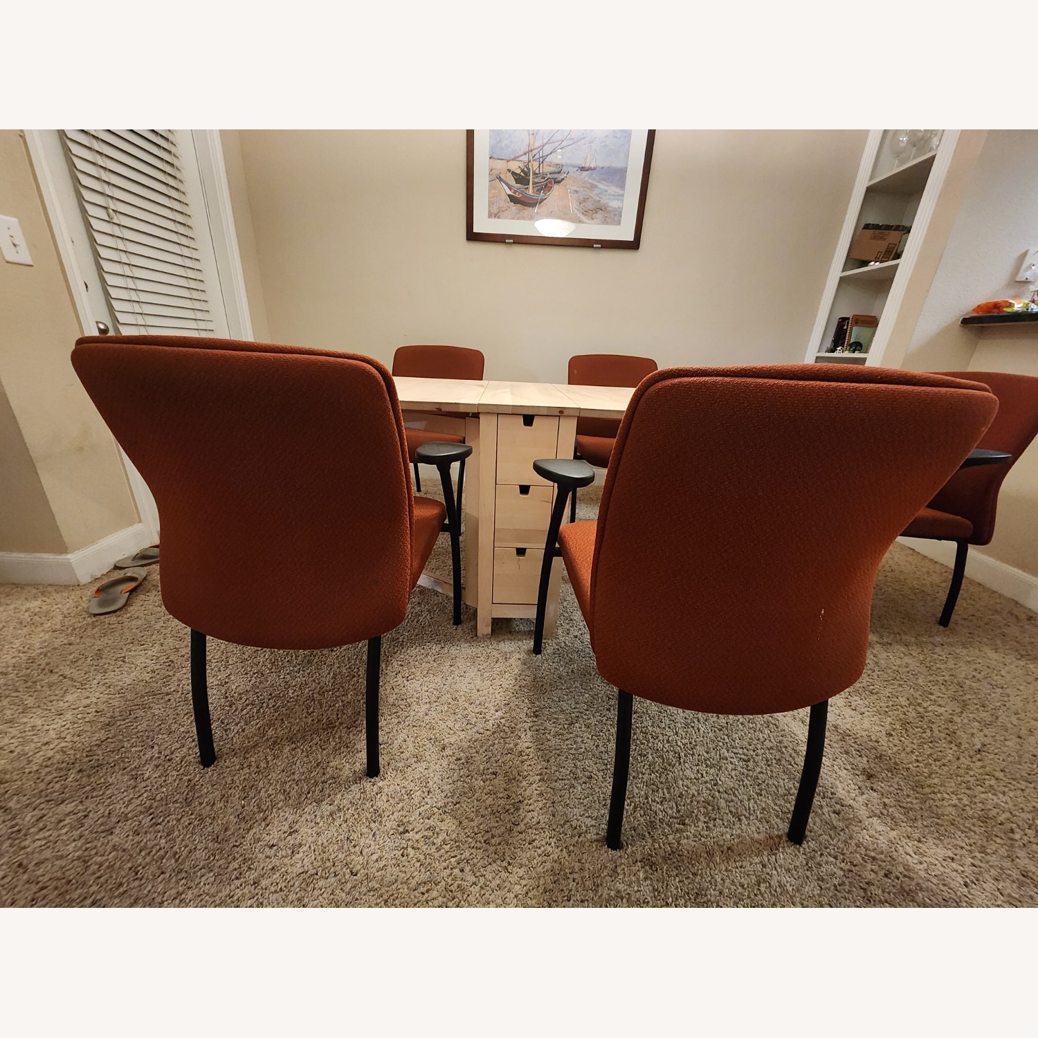 IKEA Norden Natural Dining Table with 5 chairs - image-3