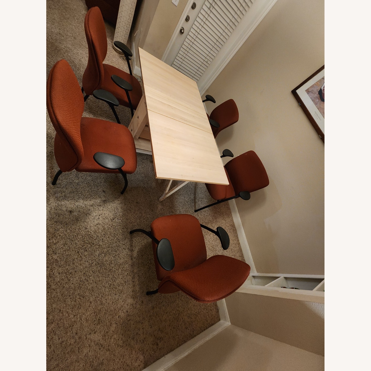 IKEA Norden Natural Dining Table with 5 chairs - image-8