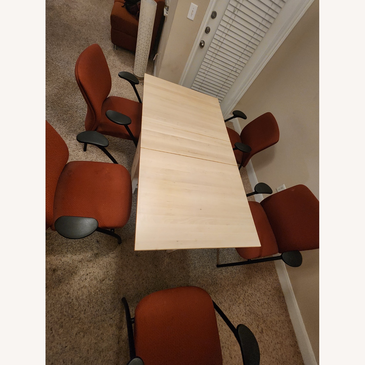 IKEA Norden Natural Dining Table with 5 chairs - image-2